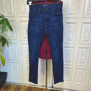 Hollister Men's Slim Straight Jeans - Dark Blue